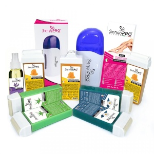 Kit Epilare Silky Azure SensoPRO Milano + CADOU Rezerva Ceara aplicator ingust