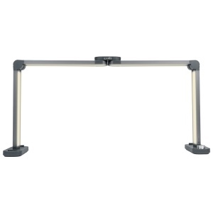 Lampa LED Profesionala Manichiura / Cosmetica LUXORISE StellarFrame PRO, Titanium Silver