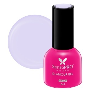 Oja Semipermanenta Glamour Gel SensoPRO Milano 8ml, Candy Crystals #80
