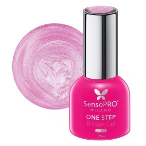 Oja Semipermanenta One Step Brilliant Gel SensoPRO Milano 8ml, Absolute Bliss #87