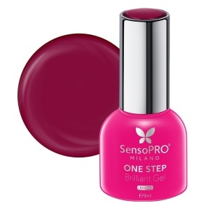 Oja Semipermanenta One Step Brilliant Gel SensoPRO Milano 8ml, Flawless Rose #15