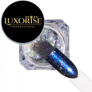 Pigment unghii Ice Effect #17 cu aplicator - LUXORISE