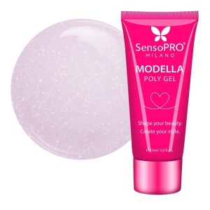 Polygel MODELLA SensoPRO Milano - Rosé Whisper, 15ml