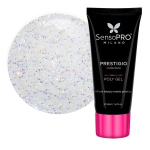 Polygel PRESTIGIO SensoPRO Milano - Diamond Dust, 50ml