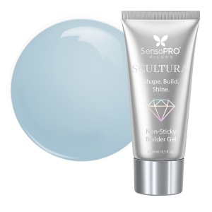 Polygel SCULTURA Non Sticky SensoPRO Milano - Milky Blue, 30ml
