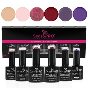 Set 6 Oje Semipermanente 10ml SensoPRO Milano, Hollywood Boulevard