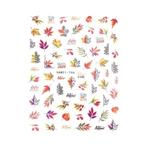 Abtibild Unghii SensoPRO Milano - Vibrant Leaves