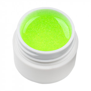 Gel UV Color cu Sclipici ENS PRO #021 - Green Neon