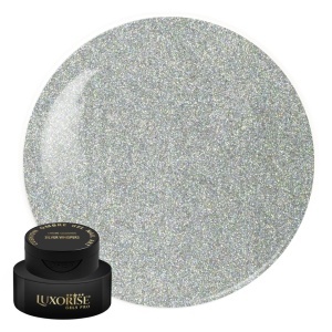 Gel UV Nail Art Babyboomer LUXORISE Cushion Ombre Chrome - Silver Whispers, 2ml