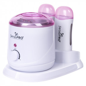 Incalzitor de Ceara Triplu cu Suport WAX EXPERT TRIO - SensoPRO Milano