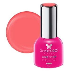 Oja Semipermanenta One Step Brilliant Gel SensoPRO Milano 8ml, Flamingo Rush #109