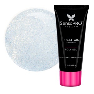Polygel PRESTIGIO SensoPRO Milano - Fairy Veil, 15ml