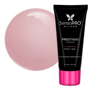 Polygel PRESTIGIO SensoPRO Milano - Rosy Wonder, 15ml