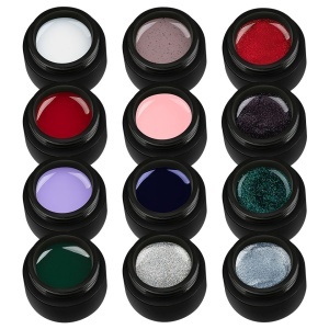 Set 12 Geluri UV Colorate Festive Glow, SensoPRO Milano