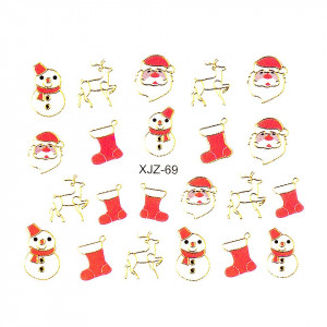 Sticker 3D Unghii LUXORISE XJZ-69, Christmas Collection