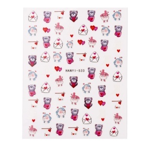 Abtibild Unghii SensoPRO Milano - Teddy Romance