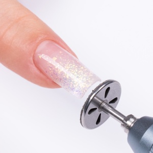 Disc Metalic Pedichiura + 6 Rezerve LUXORISE PRO15, granulatie 80-150-240