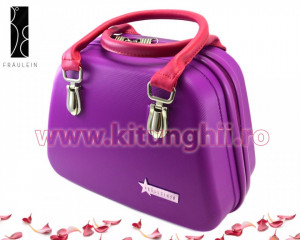 Geanta Produse Cosmetice Fraulein38 - Purple & Pink Beauty Case