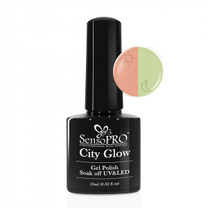 Oja Semipermanenta City Glow SensoPRO 10ml #04 Fresh Peach