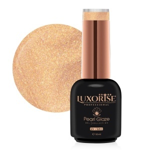 Oja Semipermanenta LUXORISE Pearl Glaze - Copper Shine, 10ml