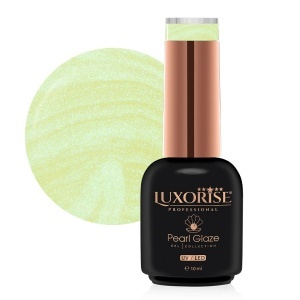 Oja Semipermanenta LUXORISE Pearl Glaze - Lime Dew, 10ml
