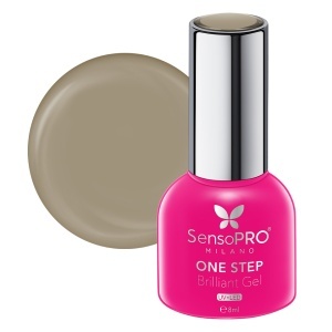 Oja Semipermanenta One Step Brilliant Gel SensoPRO Milano 8ml, Coffee Crush #45