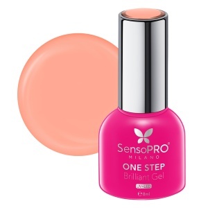 Oja Semipermanenta One Step Brilliant Gel SensoPRO Milano 8ml, Coral Shine #106