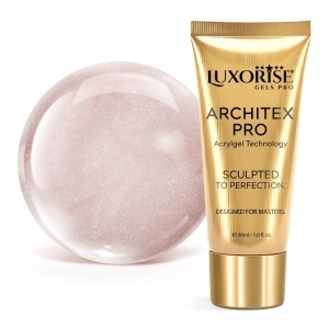 Polygel LUXORISE ARCHITEX PRO - Divine Sheen Collection, Champagne Pearl, 30ml