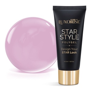 Polygel LUXORISE STAR STYLE - STAR PINK Collection, Power Rosé, 50ml
