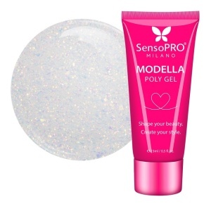 Polygel MODELLA SensoPRO Milano - Fairy Dust, 15ml