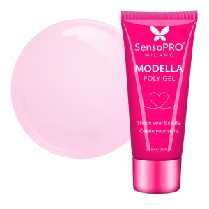 Polygel MODELLA SensoPRO Milano - Rose Mauve, 15ml