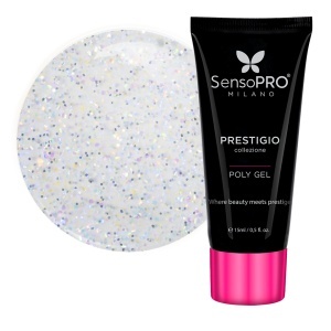Polygel PRESTIGIO SensoPRO Milano - Diamond Dust, 15ml