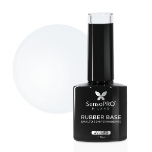 Rubber Base Gel SensoPRO Milano 10ml, #57 Milky Blue