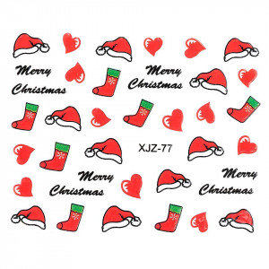 Sticker 3D Unghii LUXORISE, Christmas Mood XJZ-77