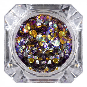 Confetti Unghii 026 Metallic Glam - LUXORISE