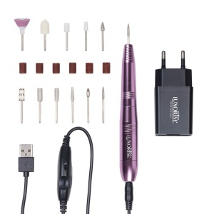 Freza Unghii cu Capat USB Titanium Travel - LUXORISE, Rose