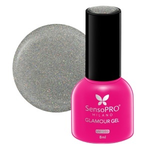 Oja Semipermanenta Glamour Gel SensoPRO Milano 8ml, Forever Diamonds #111