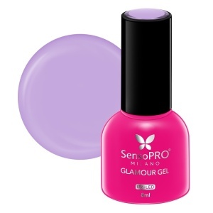Oja Semipermanenta Glamour Gel SensoPRO Milano 8ml, Icy Lavander #46