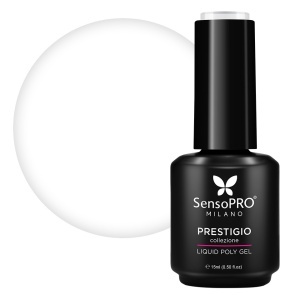 Polygel Lichid SensoPRO Milano PRESTIGIO, Clear Pure, 15ml