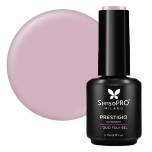 Polygel Lichid SensoPRO Milano PRESTIGIO, Cocoa Rose, 15ml