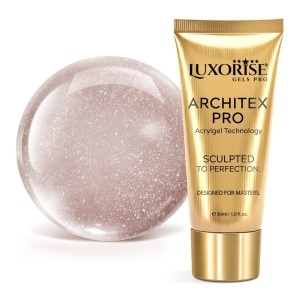 Polygel LUXORISE ARCHITEX PRO - Divine Sheen Collection, Goddess Effect, 30ml