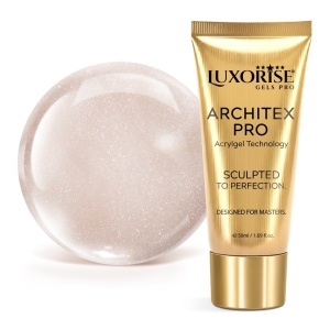 Polygel LUXORISE ARCHITEX PRO - Divine Sheen Collection, Moonlight Glow, 50ml
