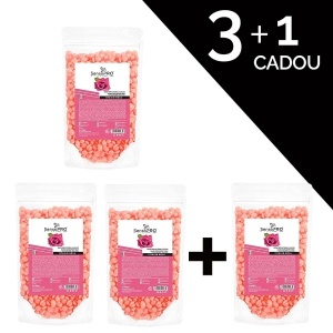 Set 3+1 Gratuit Ceara Epilat Elastica Granule SensoPRO Milano Titanio Rosa, 100g