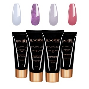 Set 4 Polygel REVOMAX LUXORISE, Brilliance Nails 04