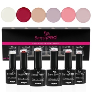 Set 6 Oje Semipermanente 10ml SensoPRO Milano, Fall in Love