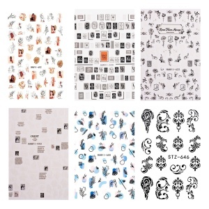 Set Nail Art Graphic Edge