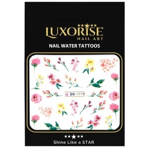 Tatuaj Unghii LUXORISE Flower Insomnia, BN-1779