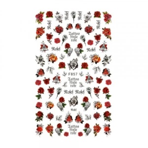 Abtibilduri Unghii SensoPRO Milano Rose Day, model F857
