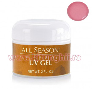 Gel UV All Season Roz Transparent - Clear Pink, 56 gr