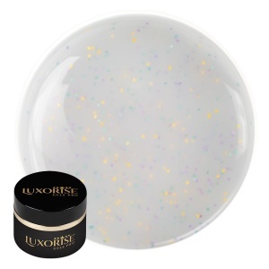 Gel UV Constructie Unghii Confetti Cake LUXORISE 15ml, Frozen Batter